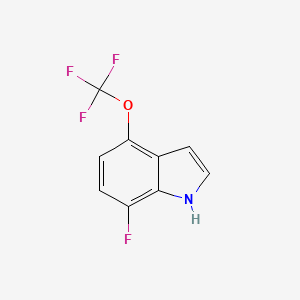 7-Fluoro-4-trifluoromethoxy-1H-indole