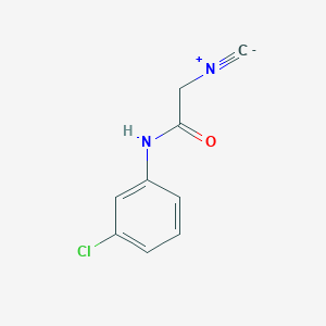 molecular formula C9H7ClN2O B14403064 N-(3-Chlorophenyl)-2-isocyanoacetamide CAS No. 86521-74-6