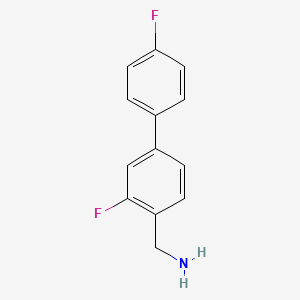 (3,4'-Difluoro-[1,1'-biphenyl]-4-yl)methanamine