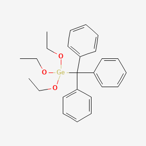 molecular formula C25H30GeO3 B14403099 Triethoxy(triphenylmethyl)germane CAS No. 88102-98-1