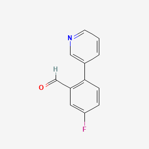 5-Fluoro-2-(pyridin-3-yl)benzaldehyde
