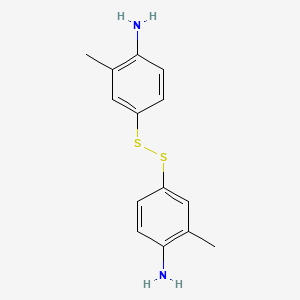 molecular formula C14H16N2S2 B14403125 4,4'-Disulfanediylbis(2-methylaniline) CAS No. 88070-23-9
