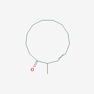 molecular formula C14H24O B14403145 2-Methylcyclotridec-3-en-1-one CAS No. 88018-72-8