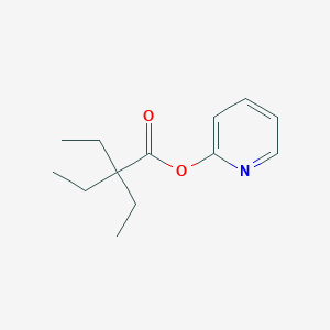 molecular formula C13H19NO2 B14403161 Pyridin-2-yl 2,2-diethylbutanoate CAS No. 89398-03-8