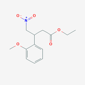 Ethyl 3-(2-methoxyphenyl)-4-nitrobutanoate