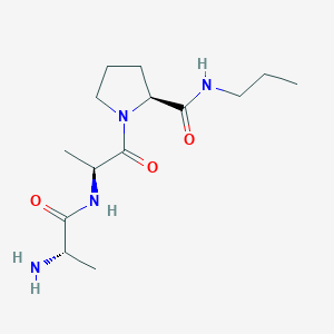 molecular formula C14H26N4O3 B14403205 L-Alanyl-L-alanyl-N-propyl-L-prolinamide CAS No. 84899-65-0