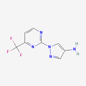 1-[4-(Trifluoromethyl)pyrimidin-2-yl]-1H-pyrazol-4-amine