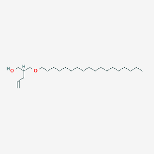 molecular formula C24H48O2 B14403253 2-[(Octadecyloxy)methyl]pent-4-EN-1-OL CAS No. 86008-08-4
