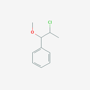 molecular formula C10H13ClO B14403366 (2-Chloro-1-methoxypropyl)benzene CAS No. 88536-49-6