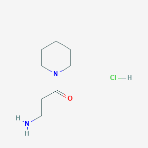 3-Amino-1-(4-methyl-1-piperidinyl)-1-propanone hydrochloride