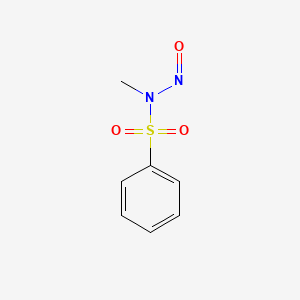 molecular formula C7H8N2O3S B14403383 n-Methyl-n-nitrosobenzenesulfonamide CAS No. 86351-34-0