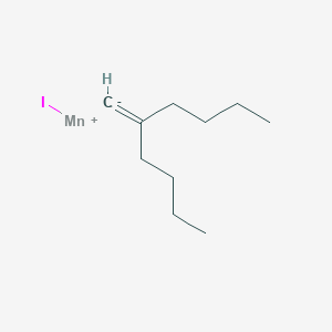 molecular formula C10H19IMn B14403425 iodomanganese(1+);5-methanidylidenenonane CAS No. 89339-05-9