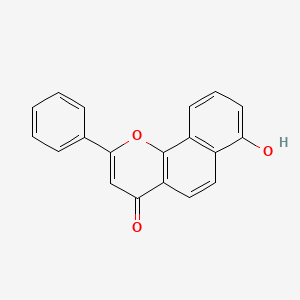 molecular formula C19H12O3 B14403452 7-Hydroxy-alpha-naphthoflavone CAS No. 85482-64-0