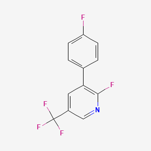 2-Fluoro-3-(4-fluorophenyl)-5-(trifluoromethyl)pyridine