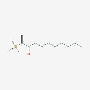 molecular formula C14H28OSi B14403506 2-(Trimethylsilyl)undec-1-EN-3-one CAS No. 88626-93-1