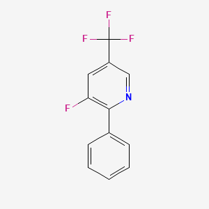 3-Fluoro-2-phenyl-5-(trifluoromethyl)pyridine