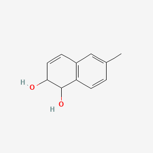 molecular formula C11H12O2 B14403520 6-Methyl-1,2-dihydronaphthalene-1,2-diol CAS No. 87005-11-6