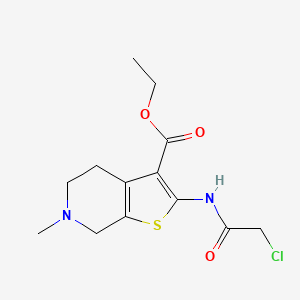 Ethyl 2-[(chloroacetyl)amino]-6-methyl-4,5,6,7-tetrahydrothieno[2,3-c]pyridine-3-carboxylate