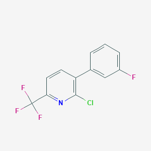 2-Chloro-3-(3-fluorophenyl)-6-(trifluoromethyl)pyridine