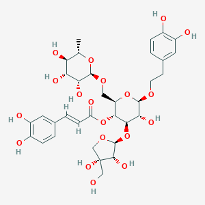 molecular formula C34H44O19 B144036 Pedicularioside A CAS No. 135010-61-6