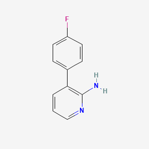 molecular formula C11H9FN2 B1440368 3-(4-Fluorophenyl)pyridin-2-amine CAS No. 1214333-67-1