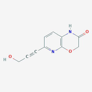 6-(3-Hydroxyprop-1-ynyl)-1H-pyrido-[2,3-b][1,4]oxazin-2(3H)-one