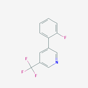 3-(2-Fluorophenyl)-5-(trifluoromethyl)pyridine
