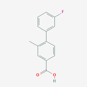 3'-Fluoro-2-methyl-[1,1'-biphenyl]-4-carboxylic acid