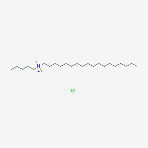 molecular formula C25H54ClN B14403805 N,N-Dimethyl-N-pentyloctadecan-1-aminium chloride CAS No. 88293-15-6