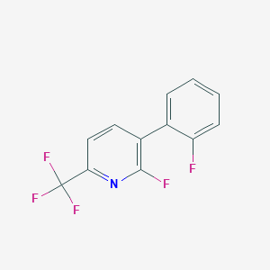 2-Fluoro-3-(2-fluorophenyl)-6-(trifluoromethyl)pyridine