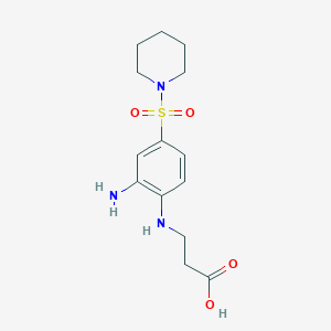 N-[2-Amino-4-(piperidin-1-ylsulfonyl)-phenyl]-beta-alanine
