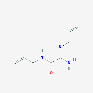 molecular formula C8H13N3O B14403943 (2Z)-2-Amino-N-(prop-2-en-1-yl)-2-[(prop-2-en-1-yl)imino]acetamide CAS No. 87446-88-6