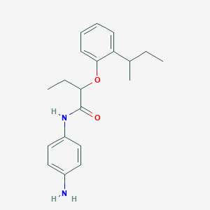 N-(4-Aminophenyl)-2-[2-(sec-butyl)phenoxy]-butanamide