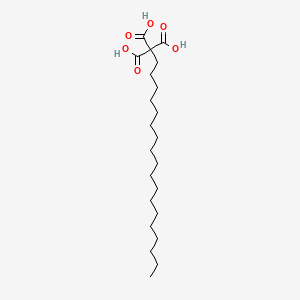 molecular formula C22H40O6 B14404077 Nonadecane-1,1,1-tricarboxylic acid CAS No. 88243-07-6