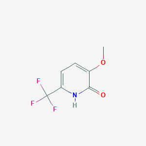 molecular formula C7H6F3NO2 B1440411 2-Hydroxy-3-methoxy-6-(trifluoromethyl)pyridine CAS No. 1214391-98-6