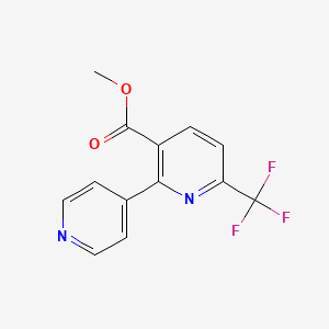 Methyl 2-(pyridin-4-yl)-6-(trifluoromethyl)nicotinate