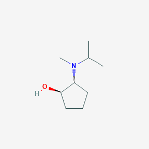 molecular formula C9H19NO B1440415 trans-2-[Isopropyl(methyl)amino]cyclopentanol CAS No. 1218676-98-2