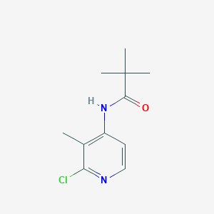 N-(2-Chloro-3-methylpyridin-4-yl)pivalamide