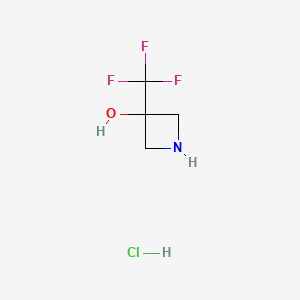 3-(Trifluoromethyl)azetidin-3-OL hydrochloride