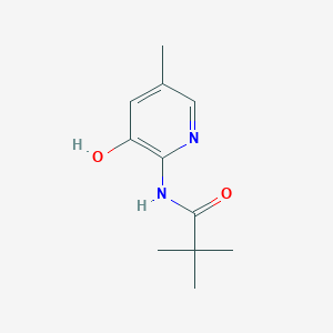 molecular formula C11H16N2O2 B1440423 N-(3-hydroxy-5-methylpyridin-2-yl)pivalamide CAS No. 1203499-11-9