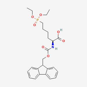Fmoc-L-2-amino-6-(O,O'-diethyl-phosphono)hexanoicacid