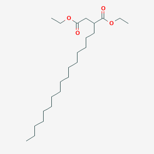molecular formula C24H46O4 B14404260 Diethyl 2-hexadecylbutanedioate CAS No. 83826-15-7