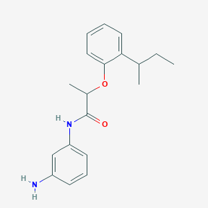 N-(3-Aminophenyl)-2-[2-(sec-butyl)phenoxy]-propanamide
