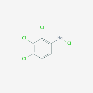 molecular formula C6H2Cl4Hg B14404301 Chloro(2,3,4-trichlorophenyl)mercury CAS No. 84015-07-6