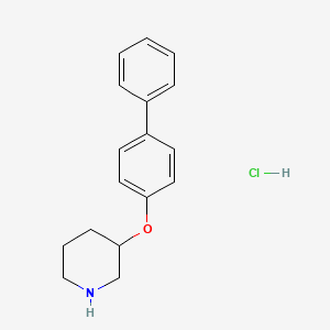3-([1,1'-Biphenyl]-4-yloxy)piperidine hydrochloride