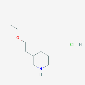 2-(3-Piperidinyl)ethyl propyl ether hydrochloride