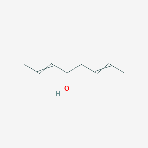 molecular formula C8H14O B14404334 Octa-2,6-dien-4-ol CAS No. 85355-81-3