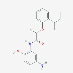 N-(5-Amino-2-methoxyphenyl)-2-[2-(sec-butyl)-phenoxy]propanamide