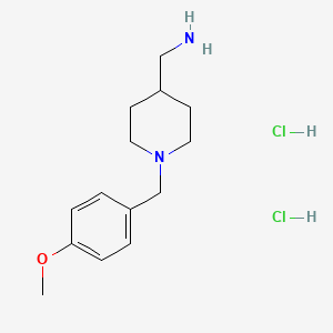 c-[1-(4-Methoxy-benzyl)-piperidin-4-yl]-methylamine dihydrochloride