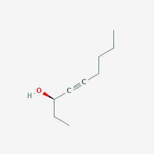 molecular formula C9H16O B14404364 (3R)-Non-4-YN-3-OL CAS No. 87682-12-0